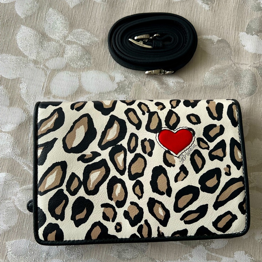 Brighton leopard crossbody